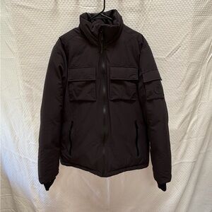 Noize Men's Black Kyler short length Parka